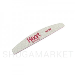 Пилка для ногтей HEART Half, 180/240